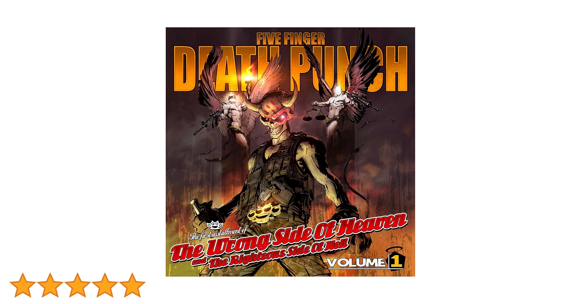 KILLED BY DEATH VOL. 1 - VOL. 5 CD ５枚セット The Wrong Side Of Heaven and The Righteous Side Of Hell